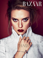 《Harper's Bazaar》杂志英国版2013年10月刊
模特：斯嘉丽•约翰逊（Scarlett Johansson）
#斯嘉丽•约翰逊##女神#