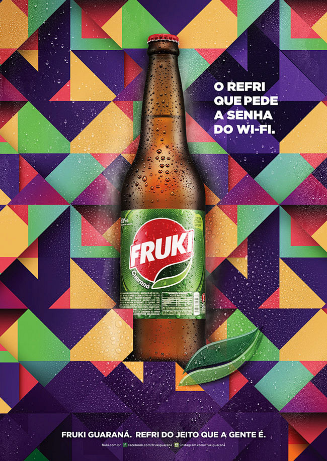 超炫丽的Fruki饮料海报设计欣赏(3)