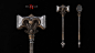 Barbarian Hammer (Diablo IV fan art)