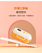 WUXIN 温度显示保温餐盒饭盒便携上班族便当盒学生专用可爱分格-tmall.com天猫