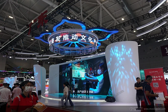 2023第十九届（深圳）国际文博会展台搭建图片-模型云展台设计案例-花瓣网