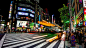 General 1920x1080 cityscape night street Japan