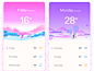 Beautiful weather illustrations illustration weather 天气插画