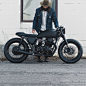 The brief was to make this CB750 blacker than a railway tunnel at midnight. Clockwork Motorcycles carried out the hit, and succeeded in style.: