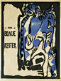 171-Cover design for The Blue Rider Almanac，1911