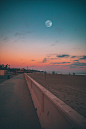 Scenic View Of Beach During Dawn