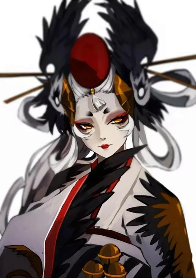阴阳师姑获鸟-花瓣网