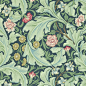 壁纸花样，布料花纹。William Morris （1834－1896） ​​​​