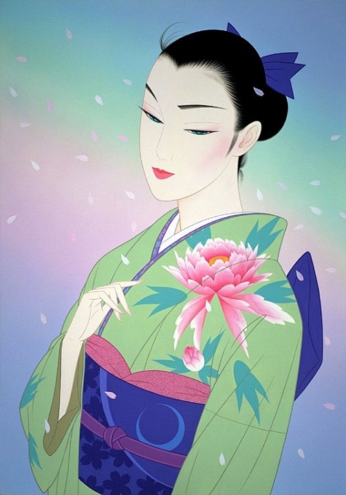 娥眉粉黛尽呈东方女性之美这样的日本女人你们喜欢吗