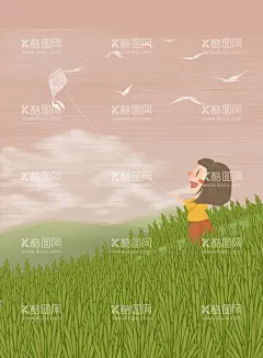 唯美插画  - 源文件下载【酷图网】唯美,插画,背景,简单,简约,卡通,卡通插画,鲸鱼插画,儿童插画,卡通背景,大自然