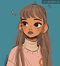 M563 Magdalina Dianova 手绘 插画 欧美 卡通 作品 参考资料-淘宝网