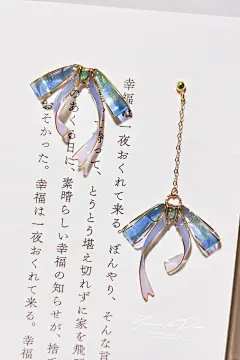 客订分享✨缎带蝴蝶结耳环の宝物盒✨