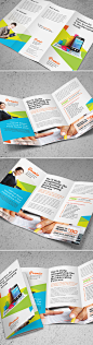 Accounting & Bookkeeping Services Trifold Brochure : Accounting & Bookkeeping Services Trifold Brochure is design template created for sale on Graphic River. More info of the template and how to get the template sourcefiles can be found on this pa