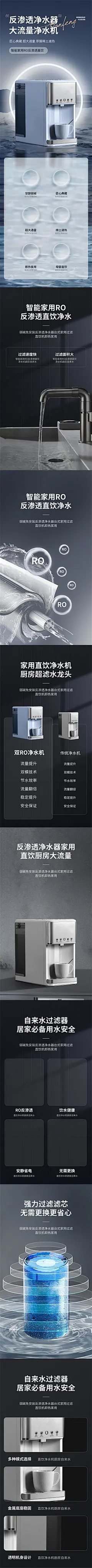 净水机饮水机淘宝天猫详情页设计师净水机饮水机淘宝天猫详情页