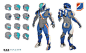Character design form 343industrial for HALO #ORIGIN_Design概念设计研究#