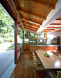 contemporary dining room by Griffin Enright Architects