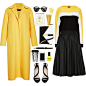 2015.07.27
#black #yellow #blackandyellow #sweater #sweaterweather #coat #chic #rich #white 
@polyvore-editorial @polyvore