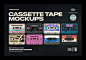 Cassette Tape Mockups : Cassette Tape Realistic Mockups This cool product made by the Indieground Team gives you a quick & easy graphic resource that you can use to apply your design and typography on a realistic Music Cassette Tape mockup and create 