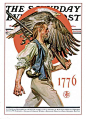 #佳作星赏# JC Leyendecker，美国黄金时代最出色的插画家之一。 ​​​​