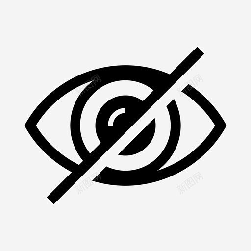 不可见保护密码图标 黄金 icon 标识 标志 UI图标 设计图片 免费下载 页面网页 平面电商 创意素材