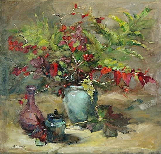 美国女画家-芭芭拉schilling油画...