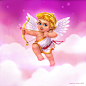 Little Cupid : Cupid character for Gambino Slots  ("Hearts of Gold" game)