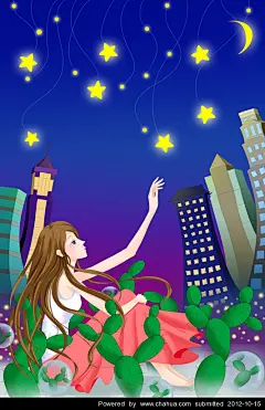远方の花野的插画画廊展厅 中国插画画廊 #采集大赛#