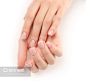 女人的手与美丽的美甲隔离在白色背景上,Woman hands with beautiful manicure isolated on white background - 图虫创意-全球领先正版素材库-Adobe Stock中国独家合作伙伴