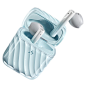 HAKII ICE Low Latency Wireless Earbuds for Android & iPhone, Ice Blue