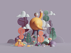 糖果沫沫采集到C4D