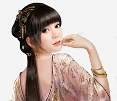 古代美女高清素材 中国风 人物 卡通 古代 古代美女 古风 唯美 手绘 美女 免抠png 设计图片 免费下载