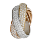 Cartier 卡地亚 Trinity de Cartier系列 TRINITY戒指