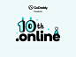 .Online 10-th Anniversary logo