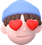 @一只嗨皮的小强 人物卡通素材、插画png免扣、C4D、装饰性元素、购物、促销、礼盒、七夕、情人节、爱心、礼物、色、坏笑
