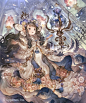 画师mikebosi 的作品：细腻精致的笔触和天马行空的想象力，给人一种华丽丽的感觉。(O网页链接