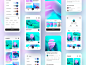 Creative Photography Interface Collection creep colors photography photos ux ui design app