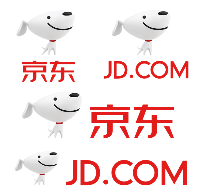 京东logo最新版 PNG透明底素材 jd-花瓣网
