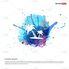 水彩背景,计算机图标,脚踏车,环境,雪,公园,植物,木制,树,剪影