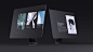 UI作品包装样机/黑色iMac样机Dark iMac Mockup 9EQ4SRK插图(13)