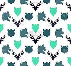 野生动物,四方连续纹样,自然,动物园,图像,猫,壁纸,狮子,设计,装饰