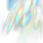 千库网_动感蓝色全息blurred rainbow ligh抽象光效_元素编号12971306