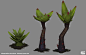 Various Jungle Concepts, Tim Kaminski : Various flora concepts for a jungle area in a mobile game. From about 2 years ago.<br/> YouTube: youtube.com/c/TimKaminski <br/> Twitch: randomspirits <br/> Facebook: facebook.com/kaminskiart <b