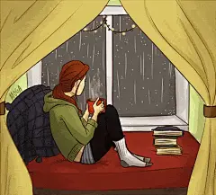 下雨的声音可以将所有其他的噪音完全屏蔽，那些影响人们睡觉的噪音根本进不了人的耳朵，这样我们不仅听不到噪音，反而还会睡的更安稳。