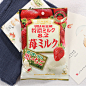 日本零食\进口糖果 UHA悠哈味觉糖 特浓8.2草莓味夹心牛奶糖84g