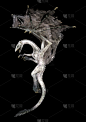 3D龙幻想插画