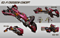 scifi crossbow concept, Rock D : old work from 2011