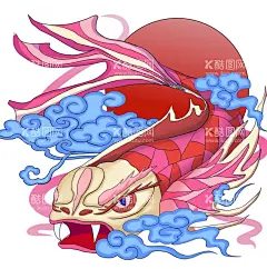 手绘神兽  - 源文件下载【酷图网】中国风,仿古龙,国潮风,水墨画,水彩画,上古神兽,翅膀,神话角色,神话动物,鸟类,游戏元素,游戏素材,卡通神兽,手绘神兽,神兽插画,龙,青龙,中国龙,吉祥物,神兽,卡通龙,手绘龙,龙插画,中国风元素,中国风素材,中式元素,中式素材,上古神兽元素,山海经,朱雀,玄武,白虎,麒麟,凤凰