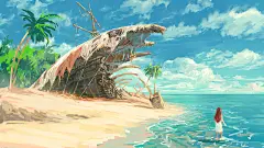 画师よー清水--场景-氛围二次元壁纸插画(5)