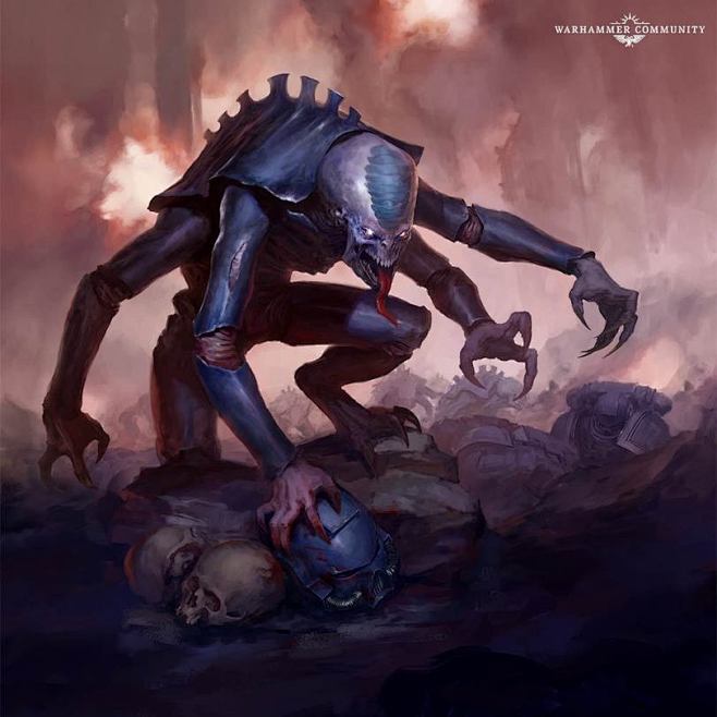 战锤40000战锤40000战锤40k战锤40k娃哈四万狂热者遗传窃贼崇拜暴龙