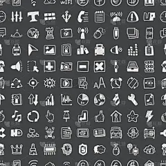 Doodle Web，无缝模式背景